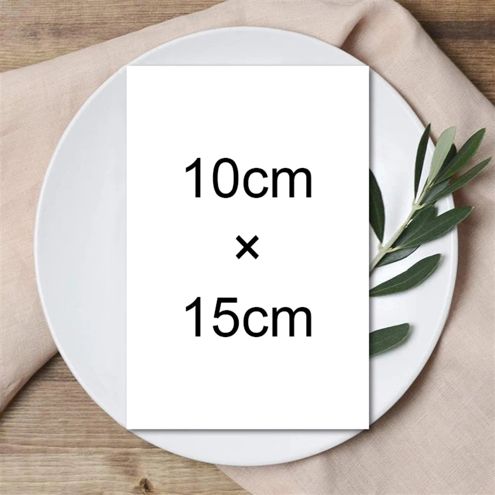 Personalized Table Card Couple's Name Wedding Invitations Thank You Welcome Menu Place Cards Editable Modern Minimalist Decor