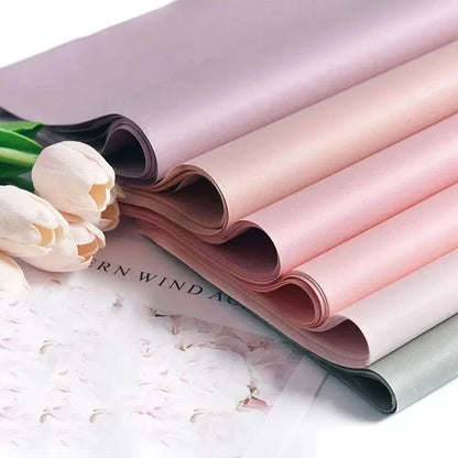 40pcs Tissue Paper 75*52CM Craft Paper Floral Wrapping Scrapbooking Paper Party Gift Packaging Decorative Flower Packing Pape