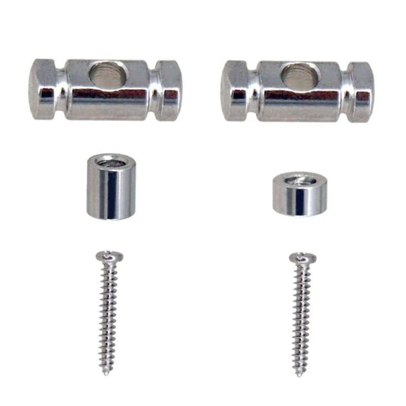 Guitar Roller String Trees Retainer Guitar Part Silver/Black/Golden Guitar Guide - Silver