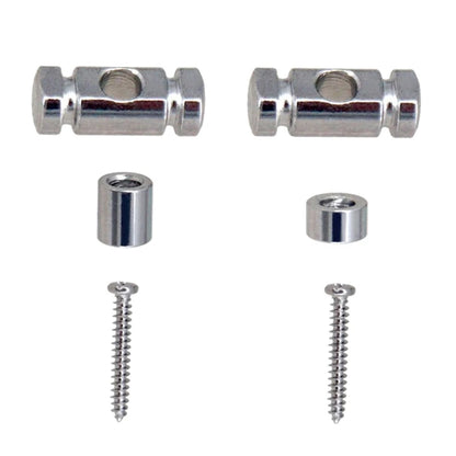 Guitar Roller String Trees Retainer Guitar Part Silver/Black/Golden Guitar Guide - Silver