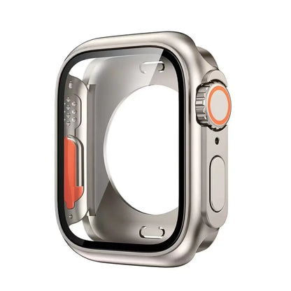 Tempered Glass+Cover For Apple Watch case 46mm 42mm 45mm 44mm 41mm 40mm Screen bumper Protector for iwatch serie 10 9 8 7 6 S