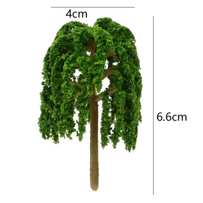Realistic Fruit Tree Decor Miniature Landscape Table Model Ornaments DIY Fruit Trees Figurines DIY Microlandscape Decorations