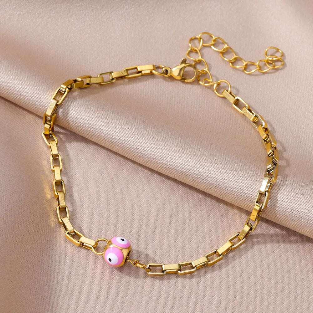 Anklets for women Foot bracelet women summer accessories Bracelet on the leg stainless steel ankle chain Jewelry - R