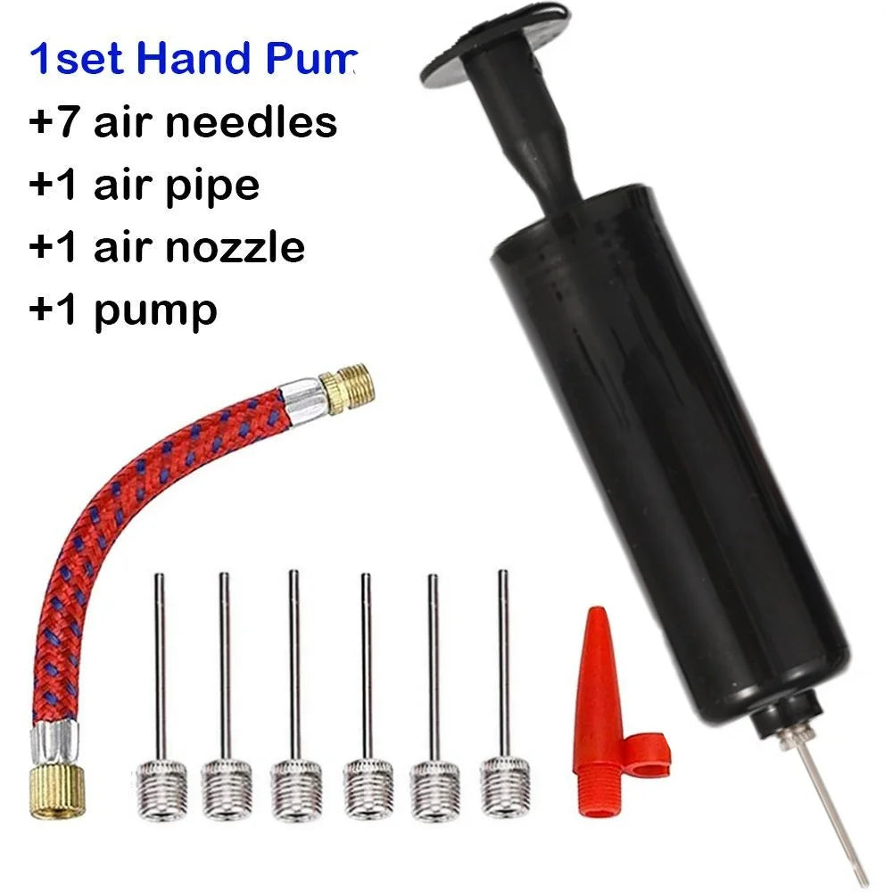 Portable Hand Air Balls Pump Inflator Inflatable Kit with Needle for Soccer Basketball Football Volleyball Balls And Bicycles