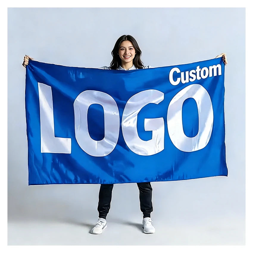 Custom Any Size Banner Flag With Logo Personalized For Birthday Graduation Festival Event Shop Home Wall Decor