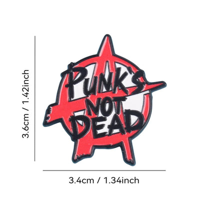 Vintage Rock Band Logo Enamel Pin Pack Classic Music Lapel Brooches for Fans - S11