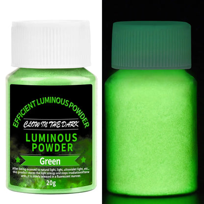 20g Long Lasting Bright Luminous Powder Paint Epoxy Resin Pigment Glow In The Dark Fluorescent Powder DIY Jewelry Making Fill