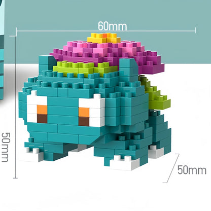 building block toys are luxurious children's toy models, suitable for educational DIY games for boys and girls, cartoon anime