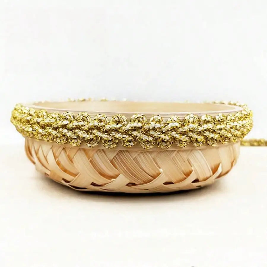 500CM Golden Silvery Lace Trim Ribbon DIY Crafts Gift packaging graduation season Lace Trimming Sewing Clothes Wedding Decor