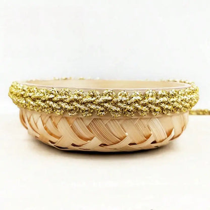 500CM Golden Silvery Lace Trim Ribbon DIY Crafts Gift packaging graduation season Lace Trimming Sewing Clothes Wedding Decor