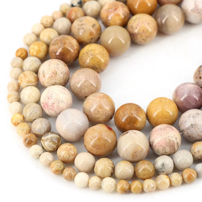 Natural Stone Beads Blue Tiger Eye Crystal Amethyst Rose Quartz Gemstone Bead for Jewelry Making Bracelet Necklace 4/6/8/10MM