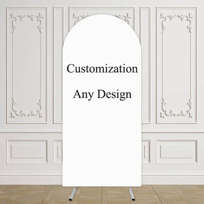 Mehofond Personalized Arched Backdrop Custom Wedding Kids Birthday Party Baby Shower Background Double-sided Photo Studio Pro