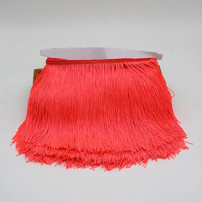 Lace Ribbon, 10 Yards Tassel Trim for Dress Trimming, Do It Yourself Crafts & Scrapbooking - Peach color / 10 yards
