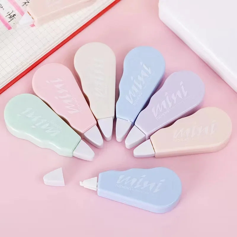 6pc Set Correction Tape Kawaii Mechanical Cute Design Correction Tape - Perfect for Decorating Diaries and School Supplies