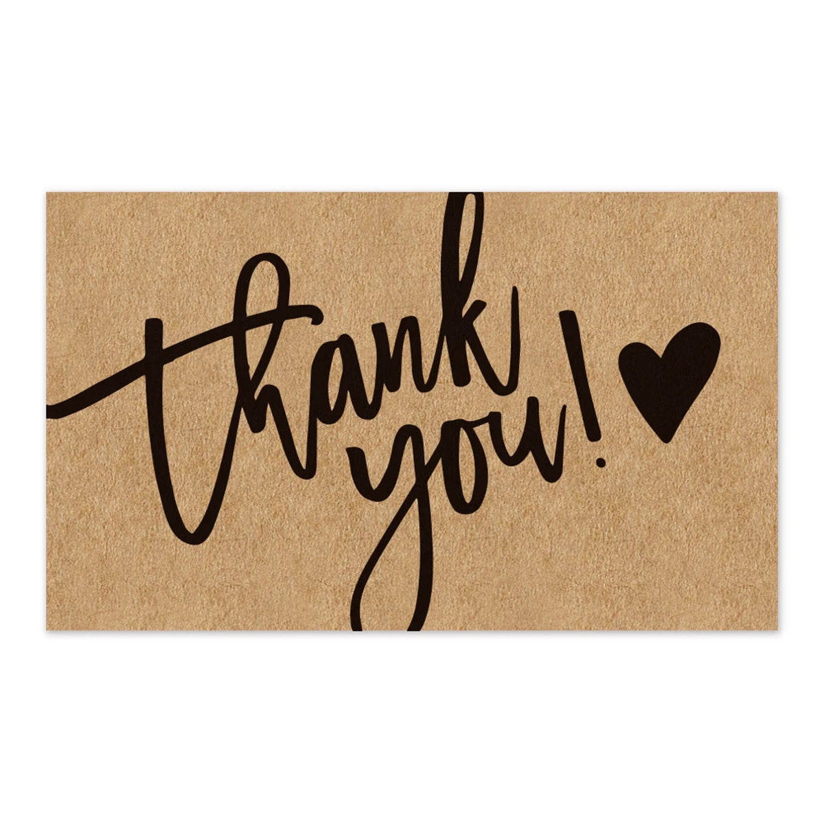 50pcs Natural Kraft Paper Thank You Cards for Small Business Appreciation Enterprise Thank You For Your Order Card Greeting C