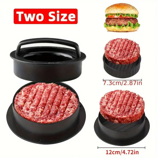 Burger Press Mold & Patty Press Maker -3 in 1 Stuffed Hamburger Patty Maker Perfect for Beef, Chicken Patties - Kitchen Press