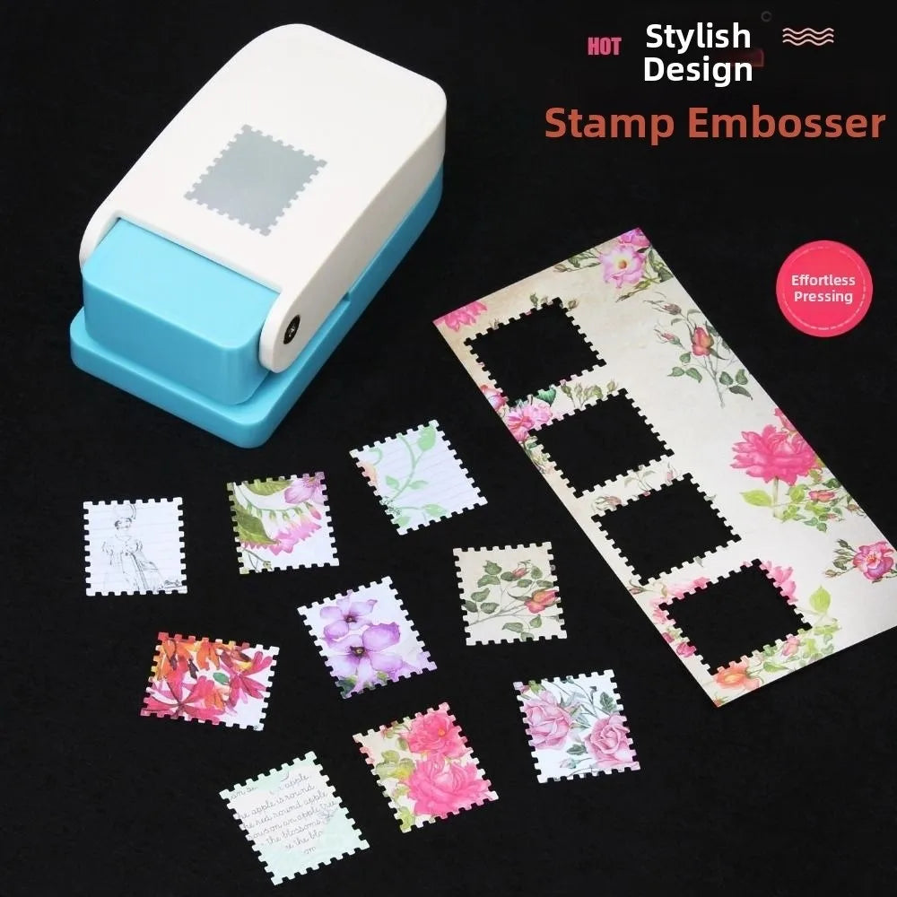 Labor Saving Stamp Border Punch Large Size DIY Embossing Machine Cutting Craft Paper Cutting Christmas Tree Hole Punch