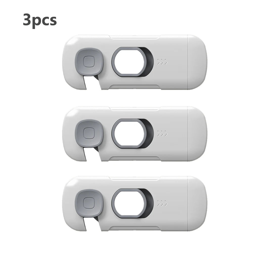1/2/3/5pcs Child Safety Cabinet Lock Security Protection Home Refrigerator Safety Buckle Baby Anti-Pinch Hand Drawer Door Loc