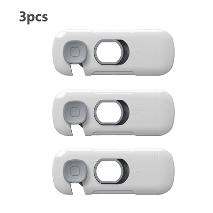 1/2/3/5pcs Child Safety Cabinet Lock Security Protection Home Refrigerator Safety Buckle Baby Anti-Pinch Hand Drawer Door Loc
