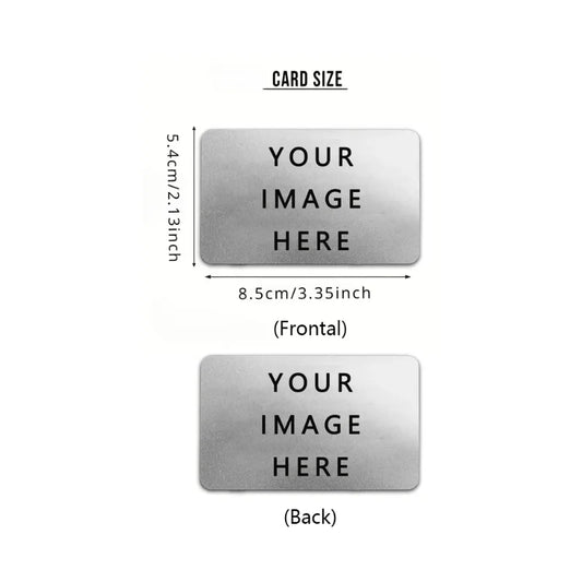 Custom Double-Sided Aluminum Metal Cards Uv Printed Personalized Character Scenic Pet Credit Styles Unique Souvenir Gift Opti