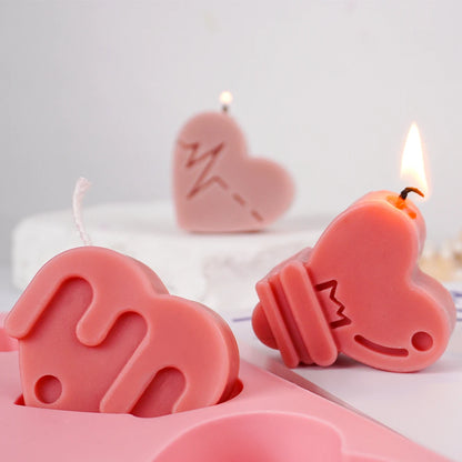 New kinds Heart Shape Silicone Soap Mold DIY Handmade Angel Love Cake Chocolate Baking Molds Aromath Soap Candle Crafts Makin