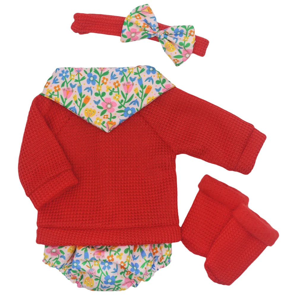 Baby Born Doll Outfits For 13-18 Inch Newborn Doll Cute Jumpers Rompers Suit+Shoes Doll Accessories Festival Birthday Gift - 