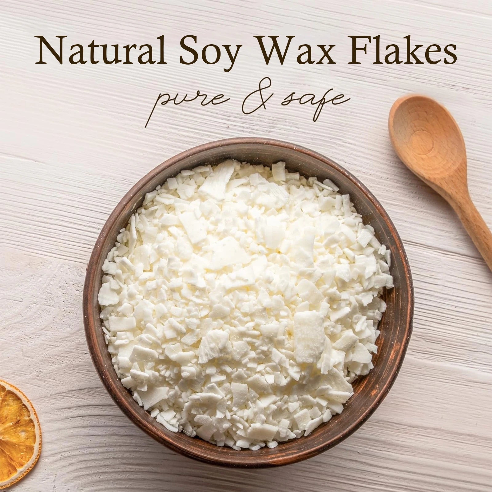 100g-1000g Natural Soy Wax DIY Handmade Candles Crafts Making Supplies 100% Additive-Free Wax Flakes Scented Candle Raw Mater