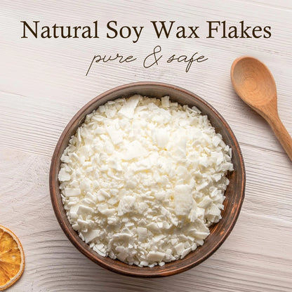 100g-1000g Natural Soy Wax DIY Handmade Candles Crafts Making Supplies 100% Additive-Free Wax Flakes Scented Candle Raw Mater