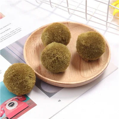 Multi Size Pom Piel 15mm/20mm/25mm/30mm/40mm Soft Pompones Fluffy Plush Crafts DIY Pom Pom Bal Wedding Sewing Party Accessori