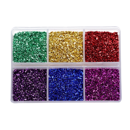 30g/Box Crushed Glass Stones Resin Filling Irregular Broken Stone for DIY Epoxy Resin Mold Crafts Nail Art Decoration Materia