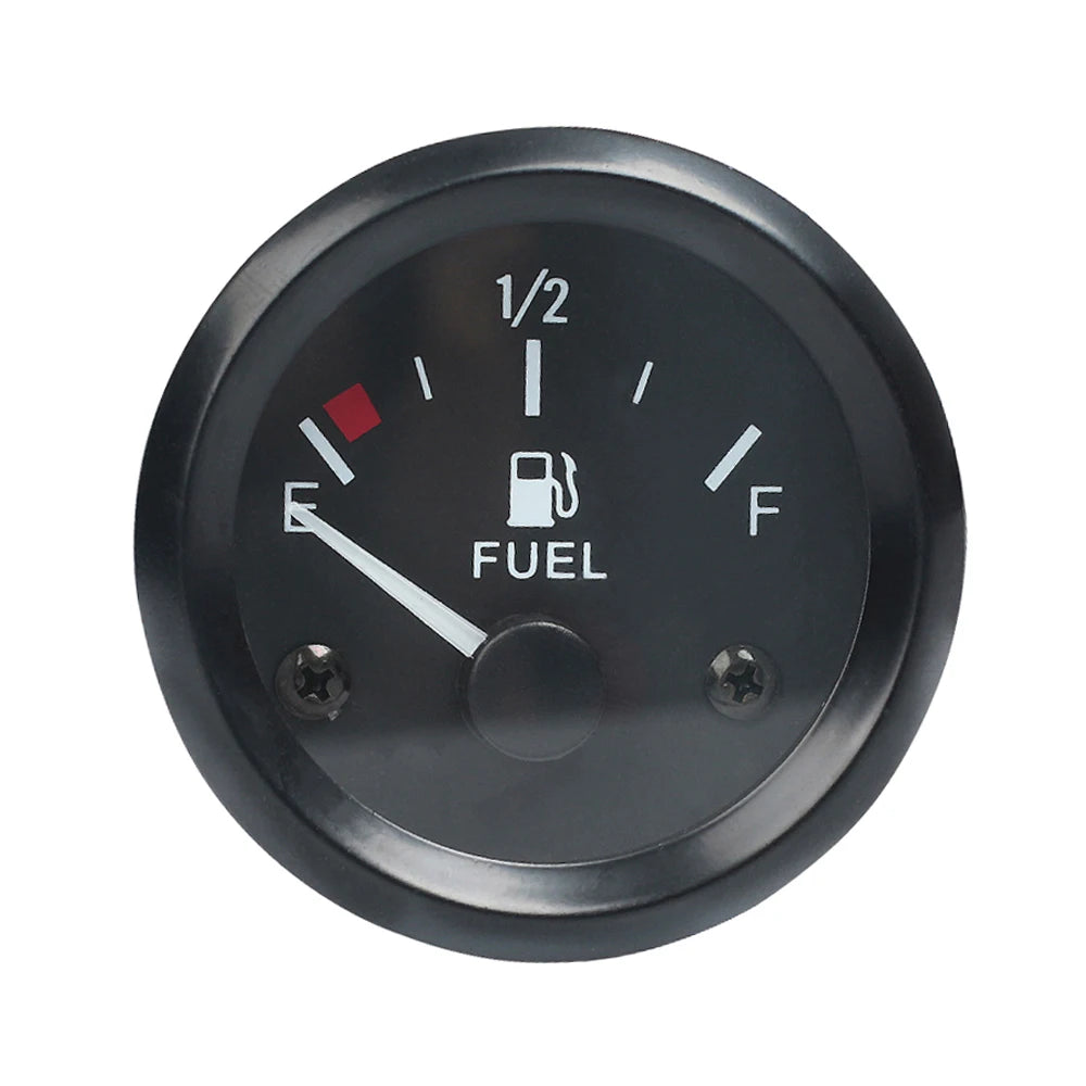 Vehicle Meter 12V Automobile Car Gauge 2" 52mm Water Temp Oil Temp Oil Press Fuel Volts Oil press kg Ammeter Gauge Black Shel