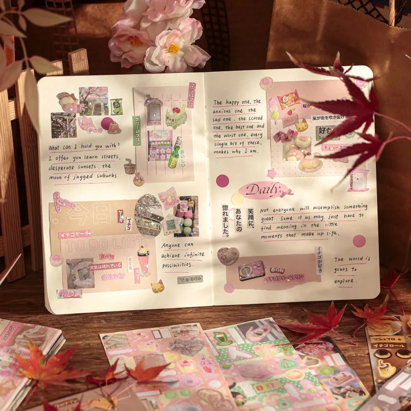 Mr. Paper 2Style 30Sheets/book Vintage Flavors Gallery Series Sticker Book Creative Handbook DIY Scrapbook Framed Albums