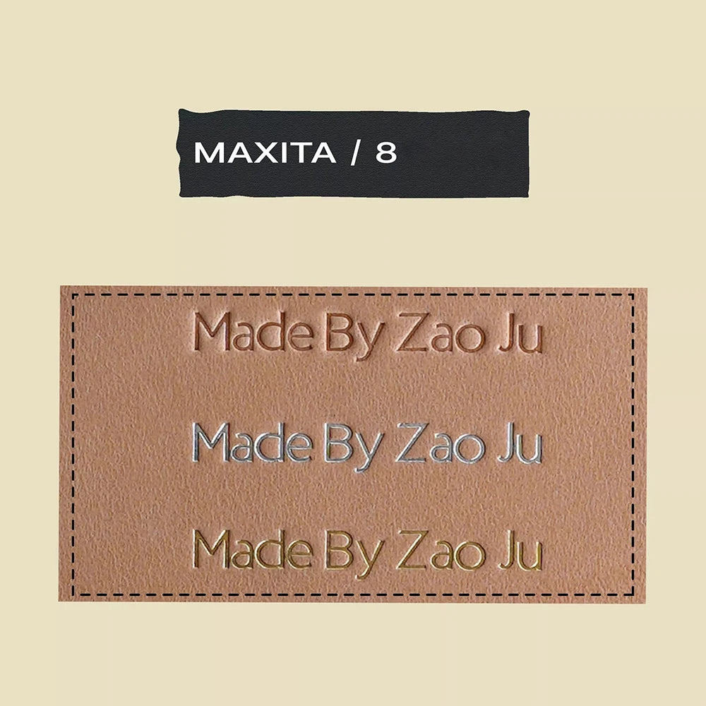 MAXITA Movable Type Hot Foil Stamping Kit | English Brass Type Set for Leather Craft, Packaging, and DIY Embossing 306Pcs