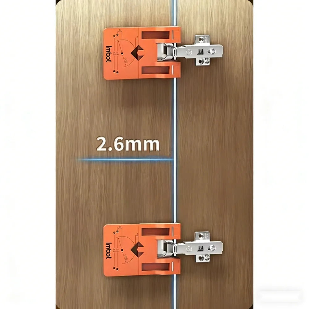 Magnetic Fixing Plate Hinge Installation Fixing Plate Portable Fixator Woodworking Cabinet Door Hinge Mounting Auxiliary Tool