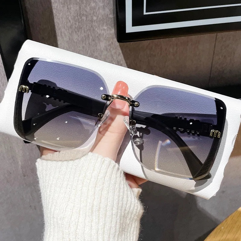 Ins Fashion Brand Square Sunglasses Women Luxury Desig Sun Glasses Ladies Vintage Trendy Driving Eyeglasses Gafas De Sol - GR