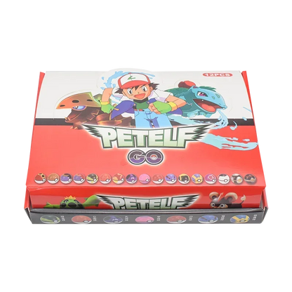 12Pcs Pokemon Figure Pokeball Toys Pikachu Charmander Anime Figure Kawaii Doll Collect Accessories Kids Birthday Gifts Orname