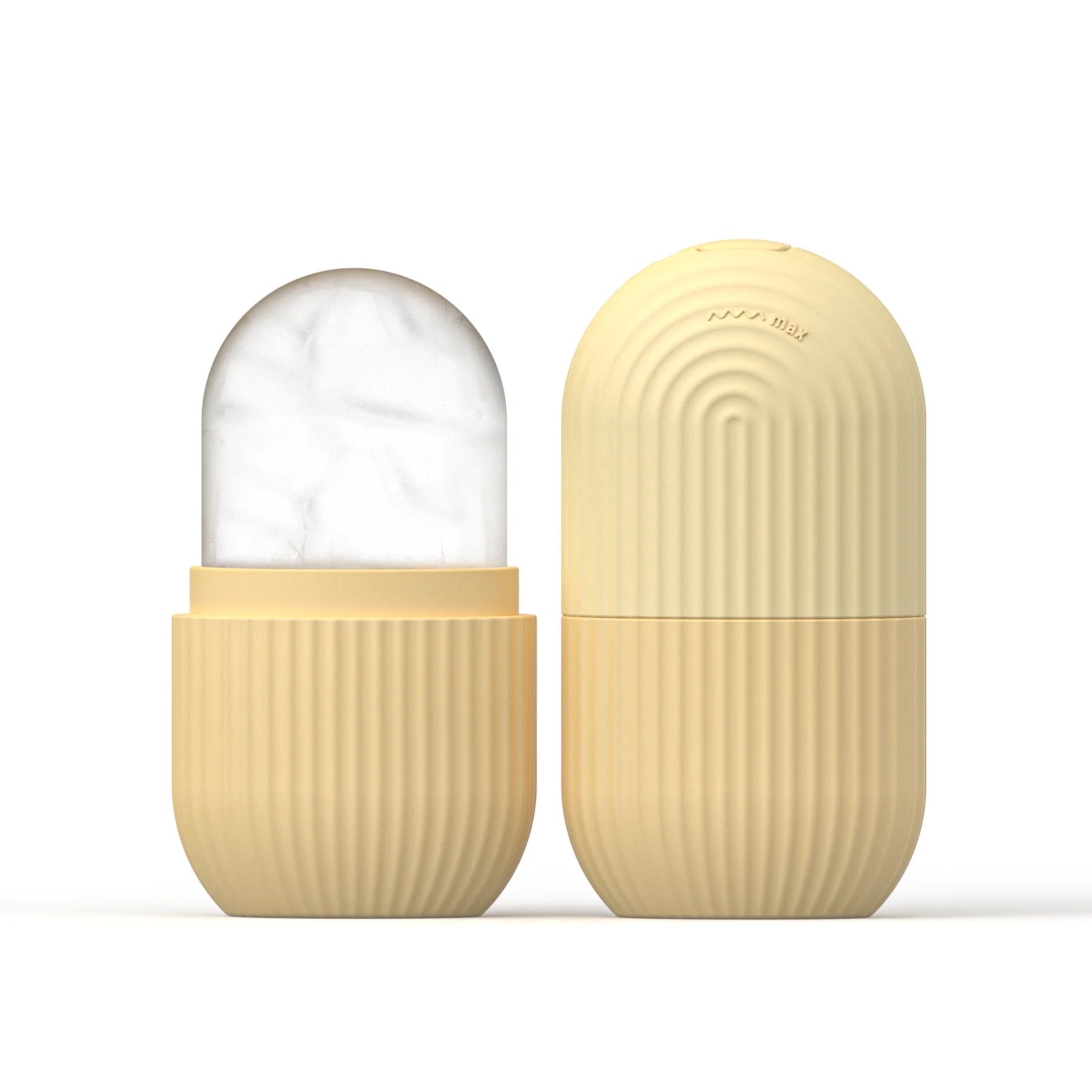 1pc silicone face ice cube mold for Beauty and Skin Care silicon face ice roller - Gold