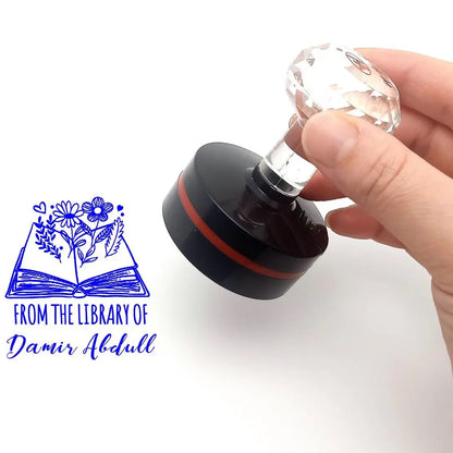 Round Stamp Personalized your own Logo Customized Photosensitive ink Stamp Personalized Custom Self Inking Stamp Rubber Stamp