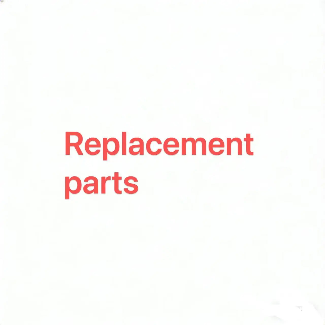 Replacement parts watch strap screws and links