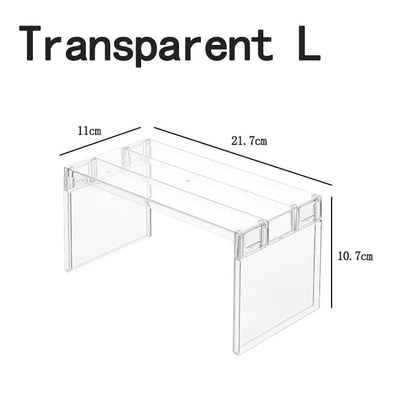 Kitchen Cupboard Organizer Retractable Cabinet Shelf Seasoning Bottle Spice Rack Dish Shelf Kitchen Accessories Storage Rack 
