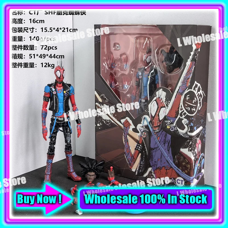 In Stock Mess Toys Superior Symbiote Scarlet Spider Ct Toys Spiderman Daredevil Batman Wolverine Anime Action Figure Gifts To