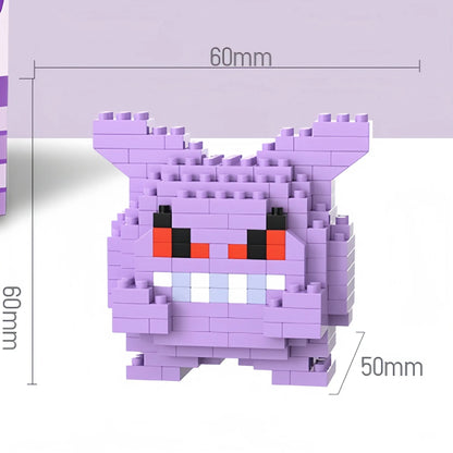 building block toys are luxurious children's toy models, suitable for educational DIY games for boys and girls, cartoon anime