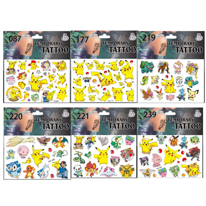 PokeMons Theme Party Favors Slap Bracelets Stickers Balloons Party Gifts Goodie Bag Stuffers Fillers Birthday Party Decoratio