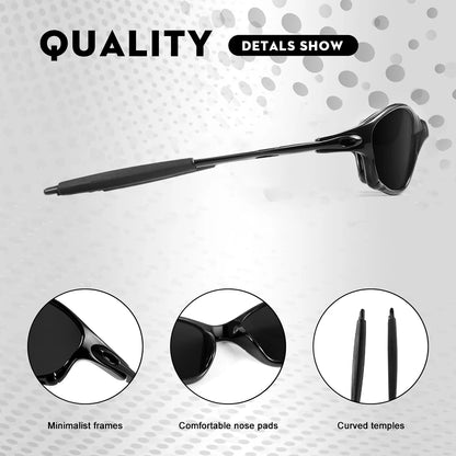CRIXALIS Rectangle Full Rim Frame Sunglasses For Men Y2K Mirror Vintage Classic Taking Photos Sand Sea Drivng UV400 Shade