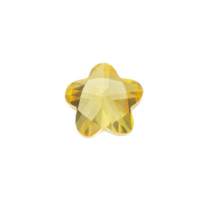 Ins Style Glass Box Pendant Necklace for Women | Heart & Zircon Flower Sun Diamond Collarbone Chain - Small Accessories 16