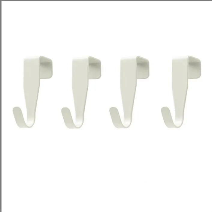 4PCS Cabinet Door Hook Colorful Kitchen Door Rear Hanger Drawer Office Table Key Bag Storage Hook For Home Bathroom Accessori