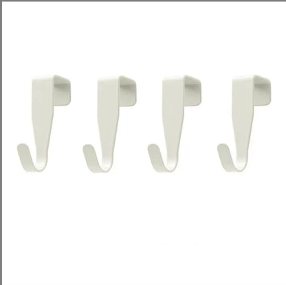 4PCS Cabinet Door Hook Colorful Kitchen Door Rear Hanger Drawer Office Table Key Bag Storage Hook For Home Bathroom Accessori