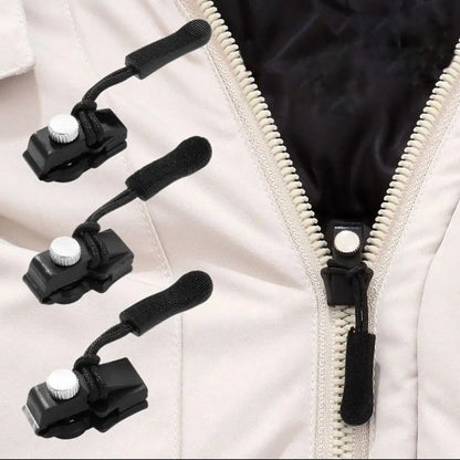 Durable 3 Different Size Zipper Repair Kit DIY Removable Zipper Head Sewing Tools Replacement Bad Buckle Instant Zipper Pulle