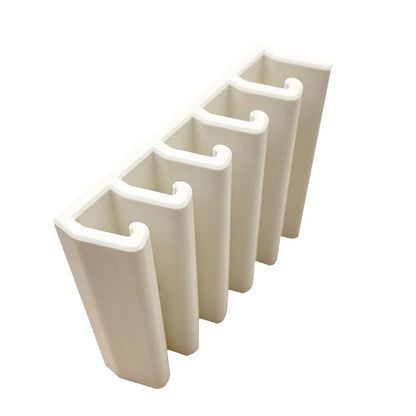 Kitchen Food Container Lid Holder Cabinet Space Saving Organizer Rack Plastic Shelf Hanger Bracket Wall Multi-Slot Sturdy Hoo