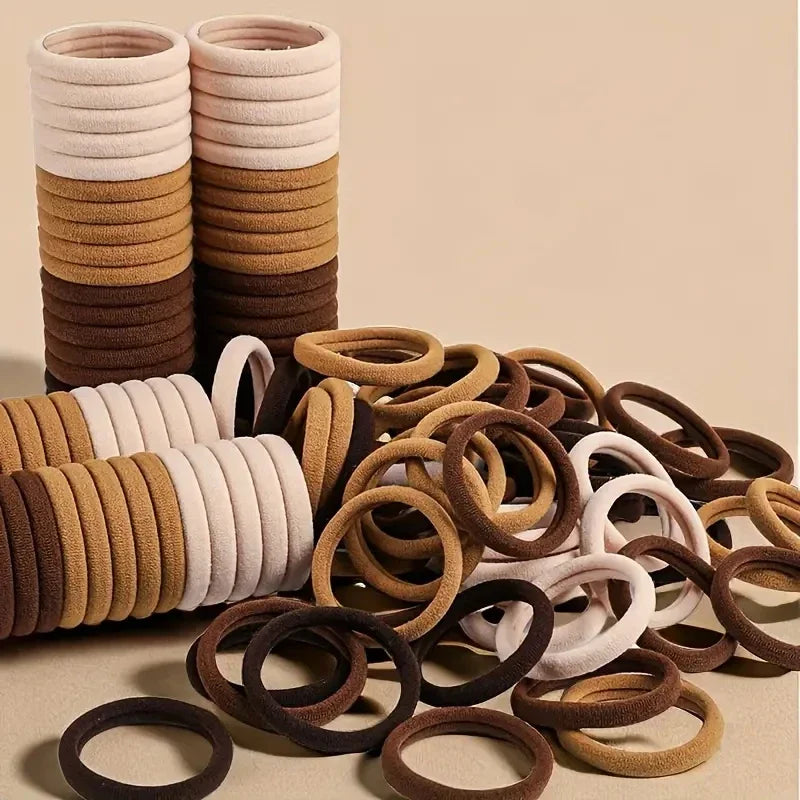 30-200pcs Hair Accessories for Women girl Basic Hair Bands Headband Hair Ropes Ties Ponytail Holder Simple and Fashionable Ny